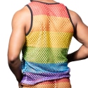 Andrew Christian Pride Mesh Tank Top - Rainbow