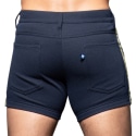 Andrew Christian Skinny Stretch Jean Shorts - Navy