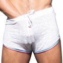 Andrew Christian Short Tour Burnout Blanc