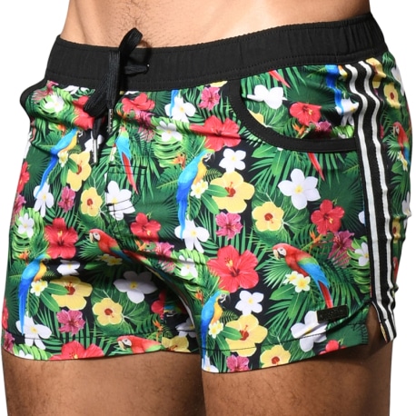 Andrew Christian Tropical Birds Swim Shorts