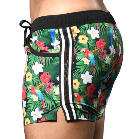 Andrew Christian Tropical Birds Swim Shorts