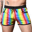 Andrew Christian Pride Swim Shorts - Rainbow