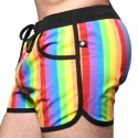 Andrew Christian Pride Swim Shorts - Rainbow