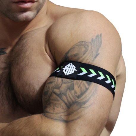 Breedwell 2-Pack Transistor Armbands - Black - Neon Green