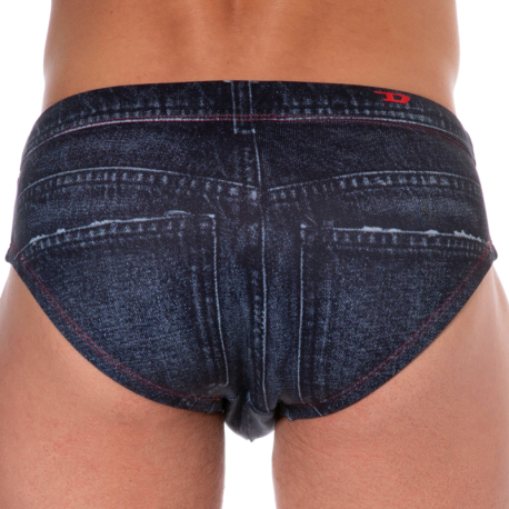 Diesel Denim Swim Briefs - Black