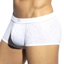 ES Collection Boxer Court Daisy Flower Blanc