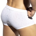 ES Collection Boxer Court Daisy Flower Blanc