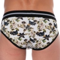 SKU Floral Cotton Briefs - Off White