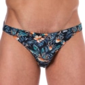 SKU Floral Cotton Mini Briefs - Navy