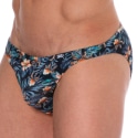 SKU Floral Cotton Mini Briefs - Navy