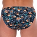 SKU Floral Cotton Mini Briefs - Navy