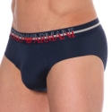 Emporio Armani Essential Microfiber Briefs - Navy