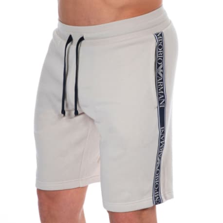 Emporio Armani Iconic Terry Shorts - Beige