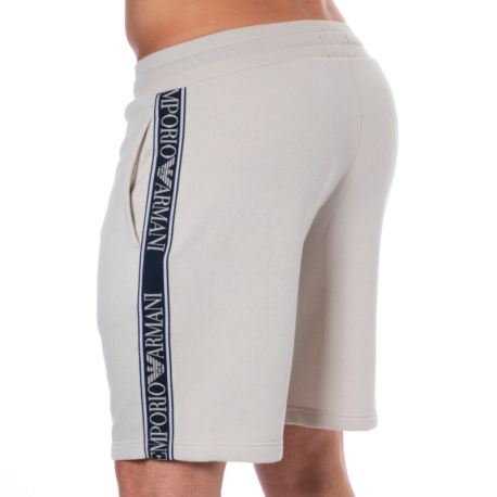 Emporio Armani Iconic Terry Shorts - Beige