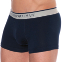 Emporio Armani Yarn Dyed Cotton Boxer Briefs - Navy