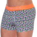 Emporio Armani All Over Vertical Logo Cotton Boxer Briefs - White