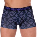 Emporio Armani All Over Printed Microfiber Boxer Briefs - Purple Eagles