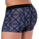 Emporio Armani All Over Printed Microfiber Boxer Briefs - Purple Eagles