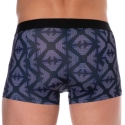 Emporio Armani All Over Printed Microfiber Boxer Briefs - Purple Eagles