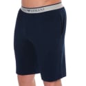 Emporio Armani Yarn Dyed Cotton Shorts - Navy