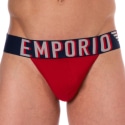 Emporio Armani Megalogo Cotton Jock - Red