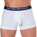 Emporio Armani Ribbed Stretch Cotton Boxer Briefs - White