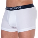 Emporio Armani Boxer Ribbed Stretch Cotton Blanc