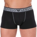 Emporio Armani Boxer Piquet Microfiber Noir