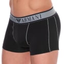 Emporio Armani Piquet Microfiber Boxer Briefs - Black