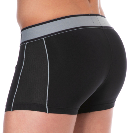 Emporio Armani Boxer Piquet Microfiber Noir