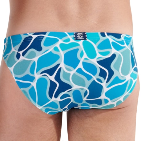 HOM Slip de Bain Micro Alain Bleu