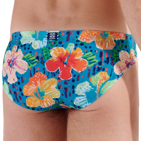 HOM Slip de Bain Dino Turquoise