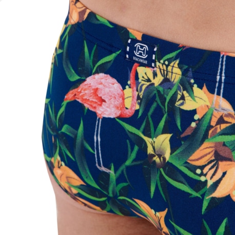 HOM Flamingo Mini Swim Briefs - Navy