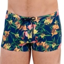 HOM Boxer de Bain Flamingo Bleu Marine