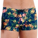 HOM Flamingo Swim Trunks - Navy