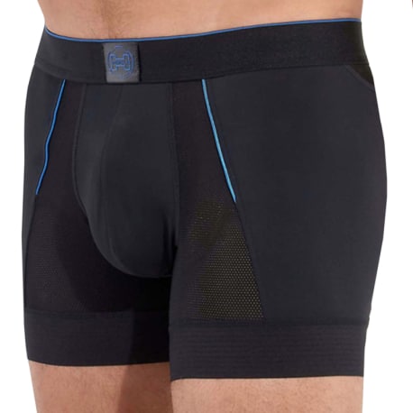 HOM Sports Lab Long Boxer Briefs - Black