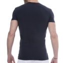 Emporio Armani Megalogo Cotton T-Shirt - Navy