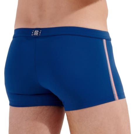 HOM Boxer de Bain Nautical Cup Bleu Marine