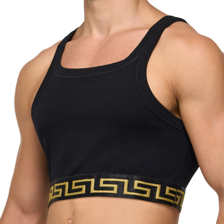 Modus Vivendi Meander Crop Top - Black