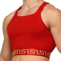 Modus Vivendi Débardeur Crop Meander Rouge