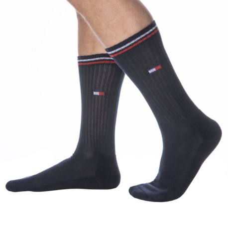 Tommy Hilfiger 2-Pack Iconic Sporty Socks - Navy