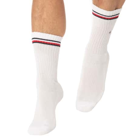 Tommy Hilfiger 2-Pack Iconic Sporty Socks - White