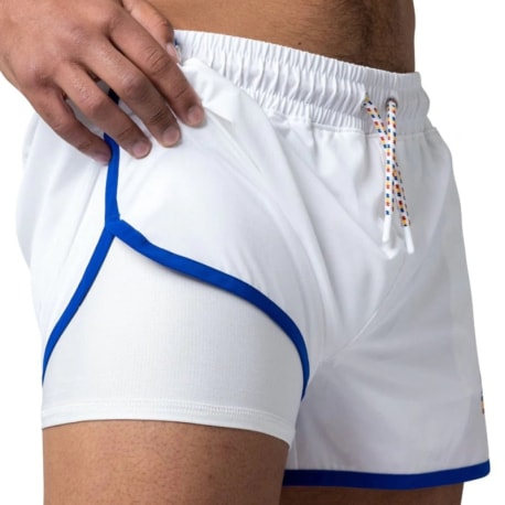 Bike Track Shorts - White