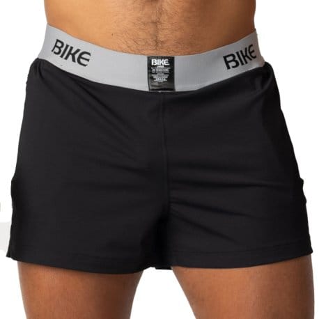 Barcode Aachet Mesh Shorts - Black