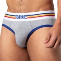 Bike Lot de 2 Slips Blanc - Gris