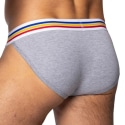 Bike Cotton Tanga Briefs - Heather Grey