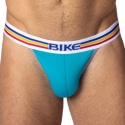 Bike Cotton Tanga Briefs - Aqua