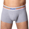 Bike Boxer Court Coton Gris Chiné