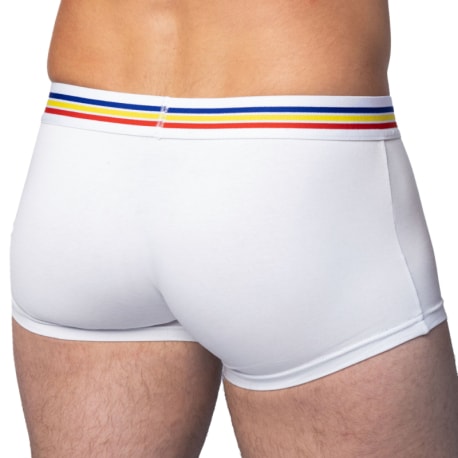 Bike Boxer Court Coton Blanc