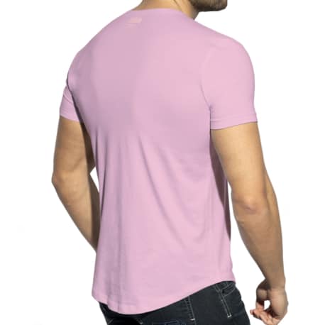 ES Collection T-Shirt Col V Plongeant Rose